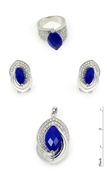 Picture of Fantastic Cubic Zirconia South American 3 Pieces Jewelry Sets