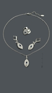 Picture of New Step South American Cubic Zirconia 3 Pieces Jewelry Sets