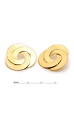 Picture of China No.1 Watches Export Simple Gold Plated Earrings