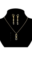 Picture of Lovely And Touching Square Brass 2 Pieces Jewelry Sets