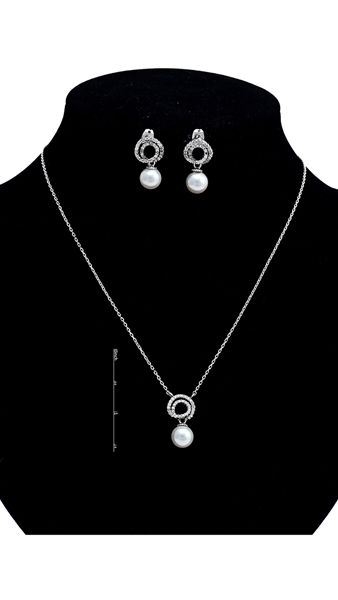 Picture of Kind  Venetian Pearl Brass 2 Pieces Jewelry Sets