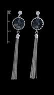 Show details for Best-Selling Platinum Plated Tassels Drop & Dangle