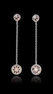 Picture of First Class Zine-Alloy Platinum Plated Drop & Dangle