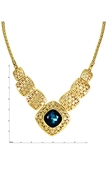 Picture of Buy Zinc-Alloy Dark Blue 4 Pieces Jewelry Sets