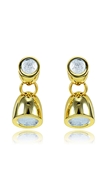 Picture of Delicate Gold Plated None-Stone Drop & Dangle