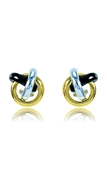 Picture of First Class None-Stone Gold Plated Stud 
