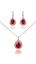 Show details for Romantic  Crystal Concise 2 Pieces Jewelry Sets