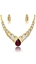 Show details for Unique Dark Blue Dubai Style 2 Pieces Jewelry Sets