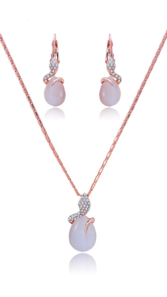 Picture of Professional Small Rose Gold Plated 2 Pieces Jewelry Sets