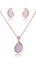 Show details for Unique Style Rose Gold Plated Small 2 Pieces Jewelry Sets