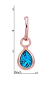 Picture of Customized Classic Rose Gold Plated Drop & Dangle