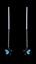 Show details for Odm Colourful Single Stone Drop & Dangle