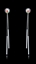 Show details for Skilled  Colourful Platinum Plated Drop & Dangle