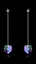 Show details for Online Platinum Plated Swarovski Element Drop & Dangle