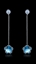 Show details for Amazing Sea Blue Zinc-Alloy Drop & Dangle