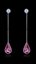 Show details for Charming Swarovski Element Zinc-Alloy Drop & Dangle
