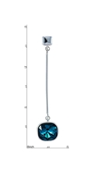 Picture of Purchase Crystal Dark Blue Drop & Dangle