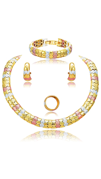 Picture of New Arrival Dubai Style Big 4 Pieces Jewelry Sets