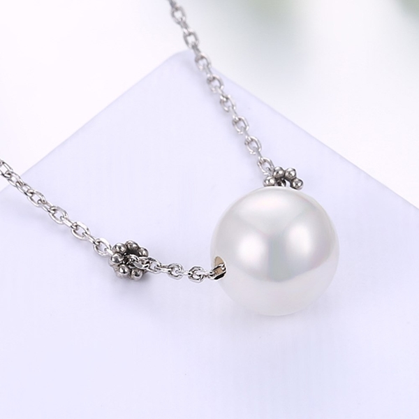 Picture of The Best Price Venetian Pearl Platinum Plated Necklaces & Pendants