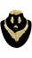 Show details for Excellent Big Gold Plated 4 Pieces Jewelry Sets