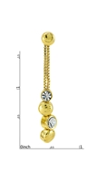 Picture of First Class Big Zinc-Alloy Drop & Dangle