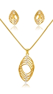 Picture of Unique Fashion Gold Plated Zinc-Alloy 2 Pieces Jewelry Sets