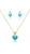 Picture of Magnificent Sea Blue Classic 2 Pieces Jewelry Sets