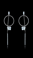 Picture of Well Produced Big Swarovski Element Drop & Dangle