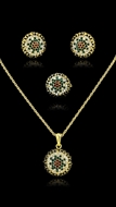 Picture of Promotion Small Cubic Zirconia 3 Pieces Jewelry Sets