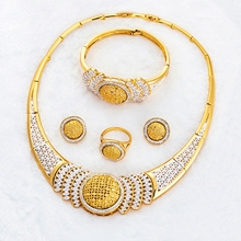 Show details for Cheapest Zinc-Alloy Big 4 Pieces Jewelry Sets