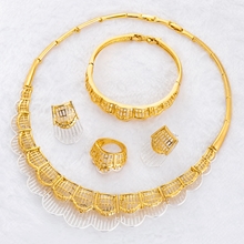 Show details for Odm Big Dubai Style 4 Pieces Jewelry Sets