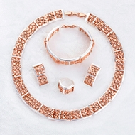 Picture of Magnificent Zinc-Alloy Dubai Style 4 Pieces Jewelry Sets