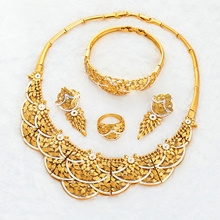 Show details for Simple And Elegant Zinc-Alloy African Style 4 Pieces Jewelry Sets