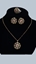 Show details for Cute Designed Hollow Out Brass 3 Pieces Jewelry Sets