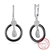 Picture of Attractive Black Platinum Plated Drop & Dangle