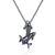 Picture of China No.1 Watches Export Purple Gunmetel Plated Necklaces & Pendants