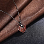 Picture of Long Lasting Gunmetel Plated Red Necklaces & Pendants