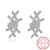 Picture of Fashion Design Platinum Plated Stud 