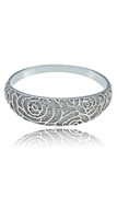 Picture of Fashionable Big Platinum Plated Bangles