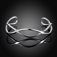 Picture of Shinning Platinum Plated Platinum Plated Bangles