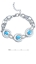 Show details for Fashionable Zine-Alloy Platinum Plated Bracelets