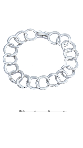 Picture of Wholesale Online Platinum Plated Rhinestone Bracelets