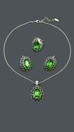 Picture of Cheap Green South American 3 Pieces Jewelry Sets