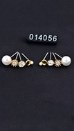 Picture of Beauteous Gold Plated Rhinestone Stud 