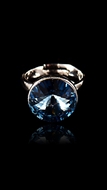 Show details for Sparkling Single Stone Zinc-Alloy Fashion Rings