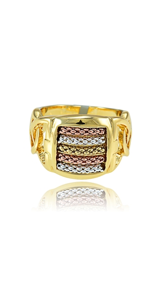 Picture of Sparkling Gold Plated None-Stone Fashion Rings