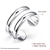 Picture of Lovely And Touching White Platinum Plated Fashion Rings