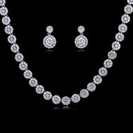 Picture of Wedding Big Necklace And Earring Sets 1JJ050917S