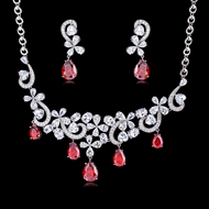Picture of  Big Wedding Necklace And Earring Sets 1JJ050932S