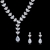 Picture of  Wedding Cubic Zirconia Necklace And Earring Sets 1JJ050945S